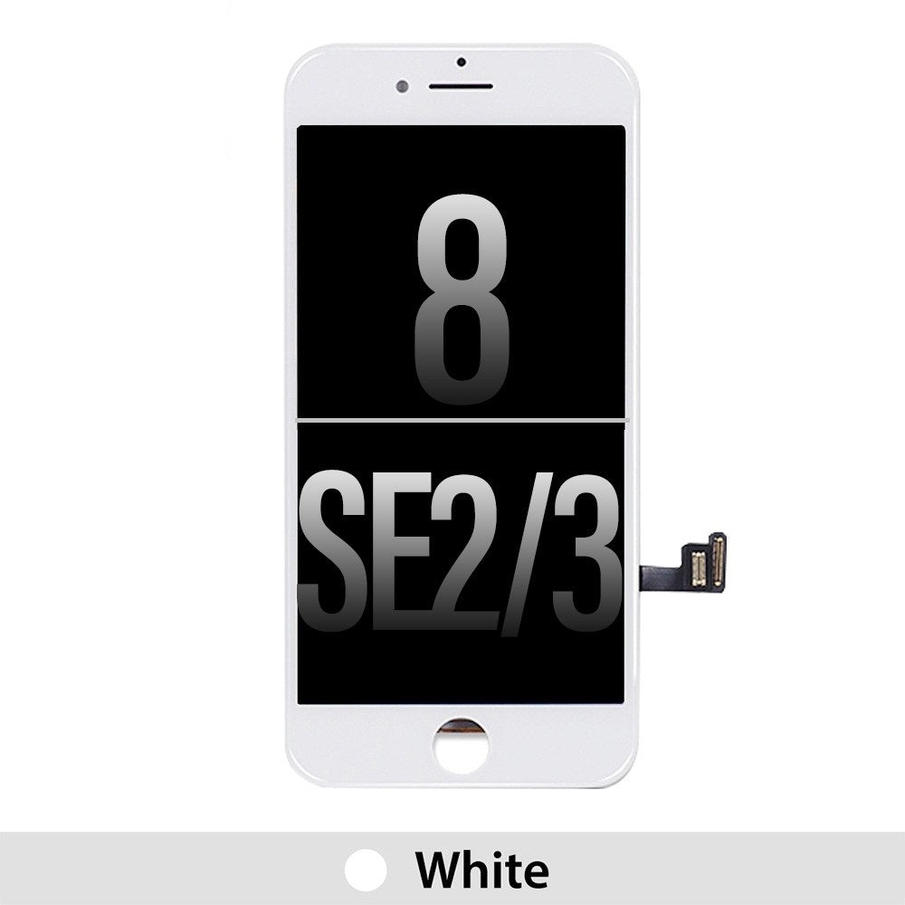 Red LCD Assembly for iPhone 8 / SE (2020) / SE (2022) Screen Replacement-White Red LCD Assembly for iPhone 8 / SE (2020) / SE (2022) Screen Replacement-White